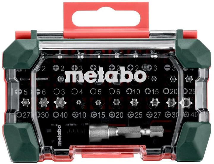 Actual product image Metabo Bit-Box "SP" (32 pieces) (Cross Phillips PH M1, Cross Phillips PH M2, Cross Pozidriv PZ M1, Cross Pozidriv PZ M2, Cross Phillips PH M3, Cross Pozidriv PZ M3)