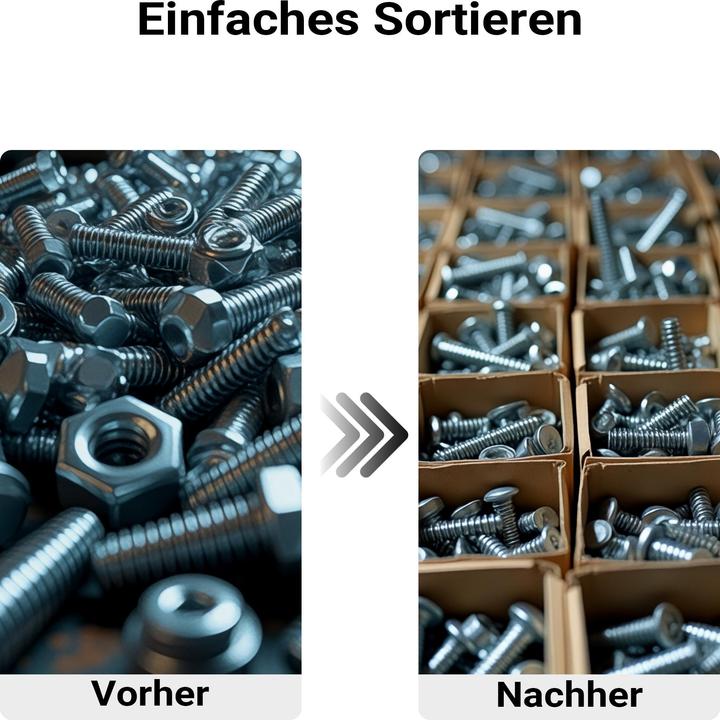 Produktbild Wiltec Gewindelehre Bolzen Muttern imperiale metrische 28 Gewindegrössen Schraube (28 cm)