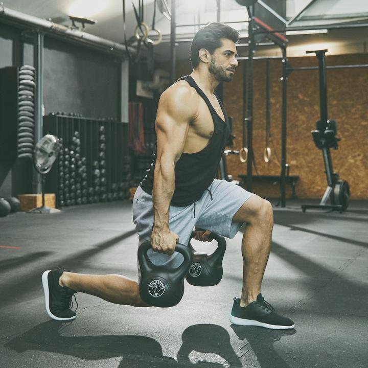 Produktbild Gorilla Sports Kettlebell Cement (1 x 5 kg)
