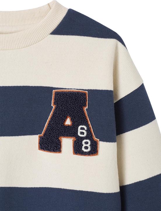 Produktbild Vertbaudet Jungen Sweatshirt mit Frottee-Patch Oeko-Tex (92)