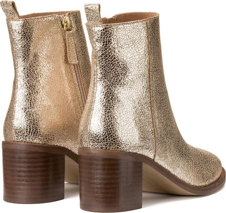 Image du produit La Redoute Collections Bottines en cuir à talon large (40)