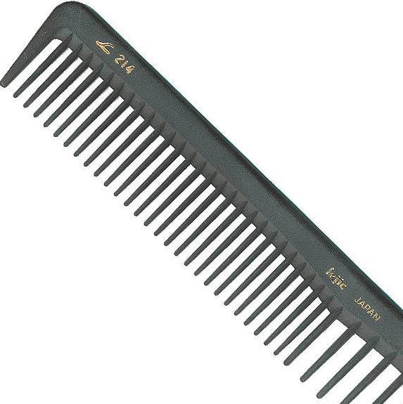 Actual product image Fejic Japan Carbon Comb No. 214