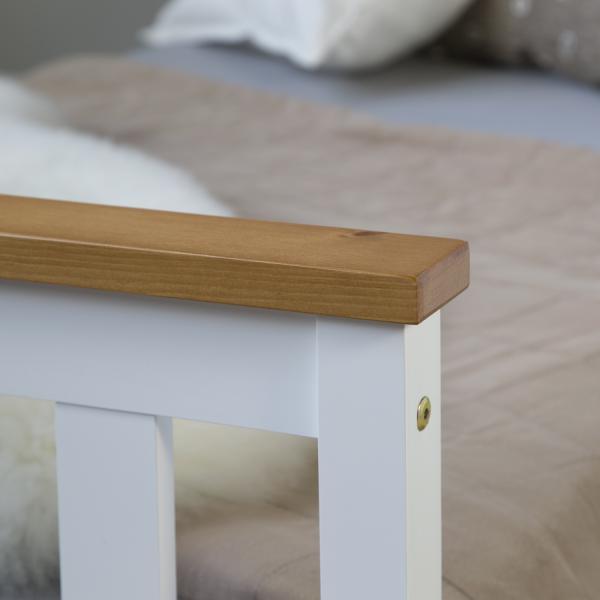 Produktbild Homestyle4u Jugendbett Einzelbett Bettgestell Tagesbett Holzbett (90 x 200 cm)