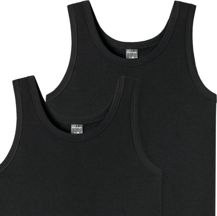 Immagine prodotto Schiesser Confezione da 4 ragazzi adolescenti - Maglia intima in cotone organico 95/5 (176)