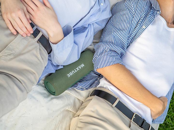 Actual product image Tracer MaxTube TWS bluetooth zielony (6 h, Rechargeable battery operated)