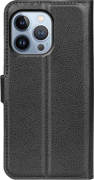Actual product image MU Classic Litchi Leather Bookcover Series (Apple iPhone 14 Pro Max)