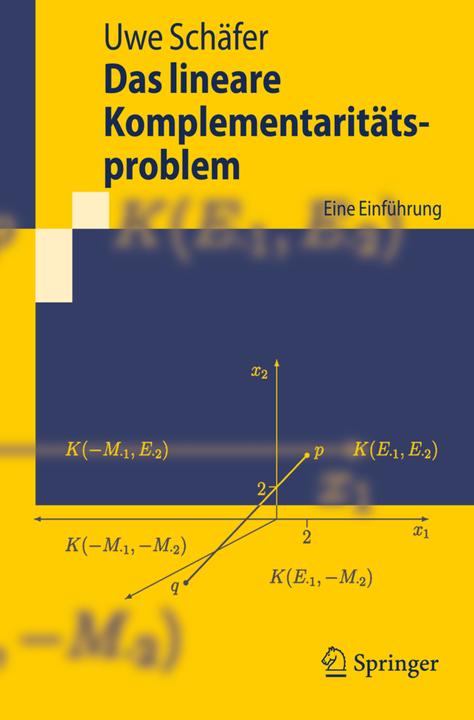 Image du produit Le problème de la complémentarité linéaire (Uwe Schäfer, 2008)