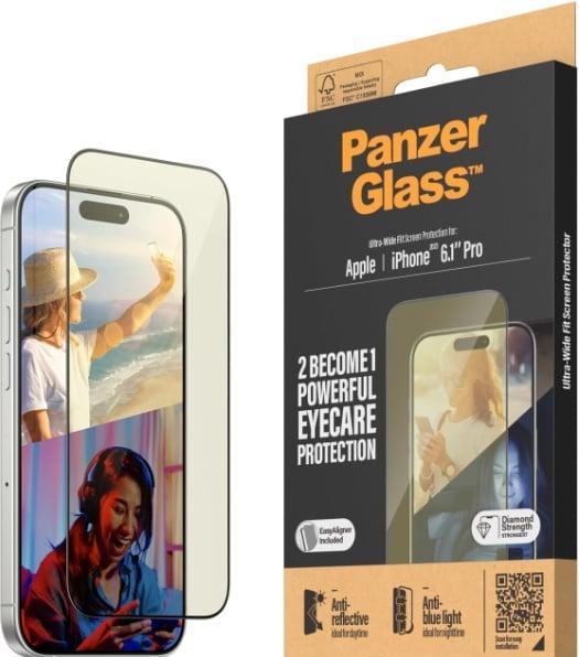 Immagine prodotto PanzerGlass Eyecare Protezione Schermo Ultra-Wide Fit (1 Pezzo/i, Apple iPhone 15 Pro)