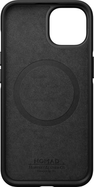 Actual product image Nomad Back Cover Modern Leather Horween iPhone 14 Black (Apple iPhone 14)