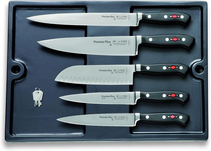 Produktbild F. Dick Kochkoffer Bristol - 12-teiliges Küchenmesser-Set inkl. Wetzstab (26 cm)
