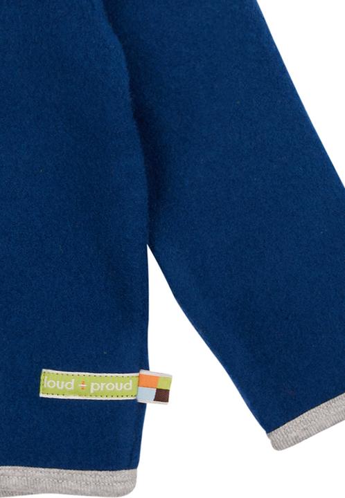 Actual product image loud + proud Jacket Wool Fleece Ultramarine (98, 104)