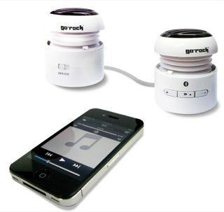 Image du produit Go Rock Technology Enceinte stéréo BT portable (6 h, Fonctionnement sur batterie)
