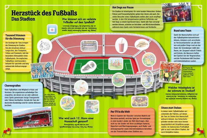 Produktbild Fussball-Atlas. Mit über 250 Stickern