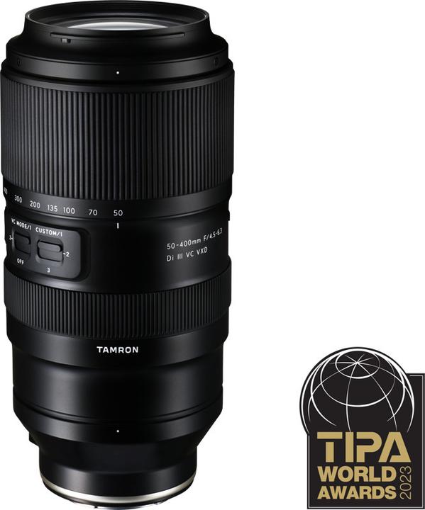 Produktbild Tamron AF 50-400mm F/4.5-6.3 Di III VC VXD (Sony E, APS-C / DX, Vollformat)