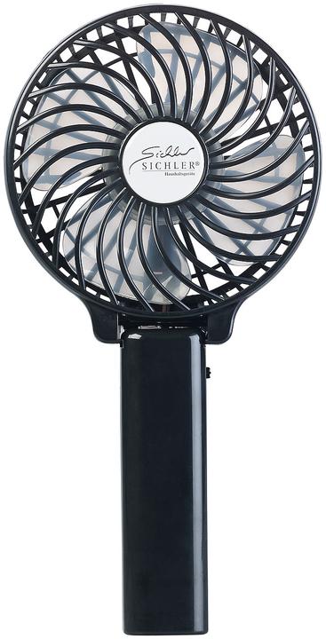 Produktbild Pearl Zusammenklappbarer 2in1-Akku-Hand- & Tisch-Ventilator (60 dB)