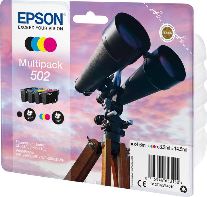Immagine prodotto Epson 502 Multipack (M, FC, C, Y)