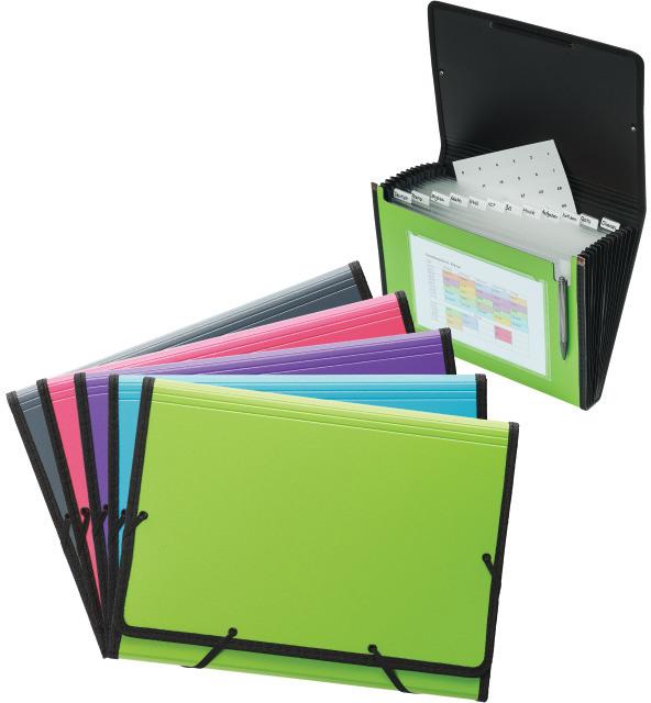 Actual product image Kolma Folder A4 superstrong 12 tabs anthracite (A4, 1 x)