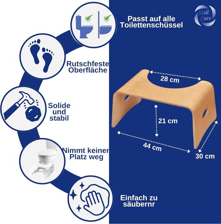 Produktbild Well Care Toilettenhocker