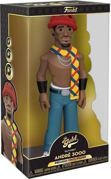 Actual product image Funko Outkast Vinyl Gold Figurine Andre3000 (Black & Gold Suit) 30 cm
