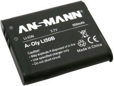 Actual product image Ansmann LI-50B, replacement battery for Olympus cameras (Camera battery)