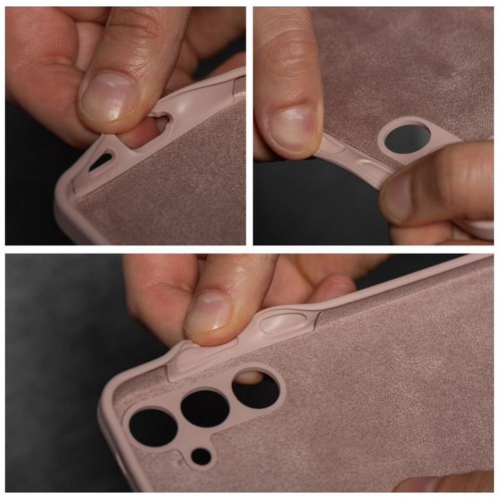 Produktbild OEM Back panel cover Case SILICONE 2mm for SAMSUNG A15 5G / A15 4G sand pink (Samsung Galaxy A15 5G)