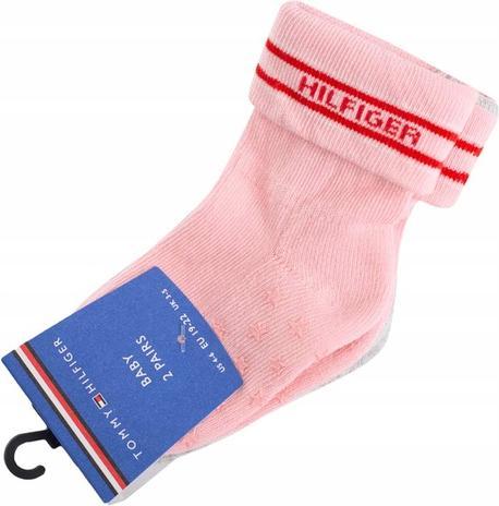 Immagine prodotto Tommy Hilfiger Thb Baby Sock 2p Fold Over Pink Combo 701220274 002 15-18 (15 - 18)