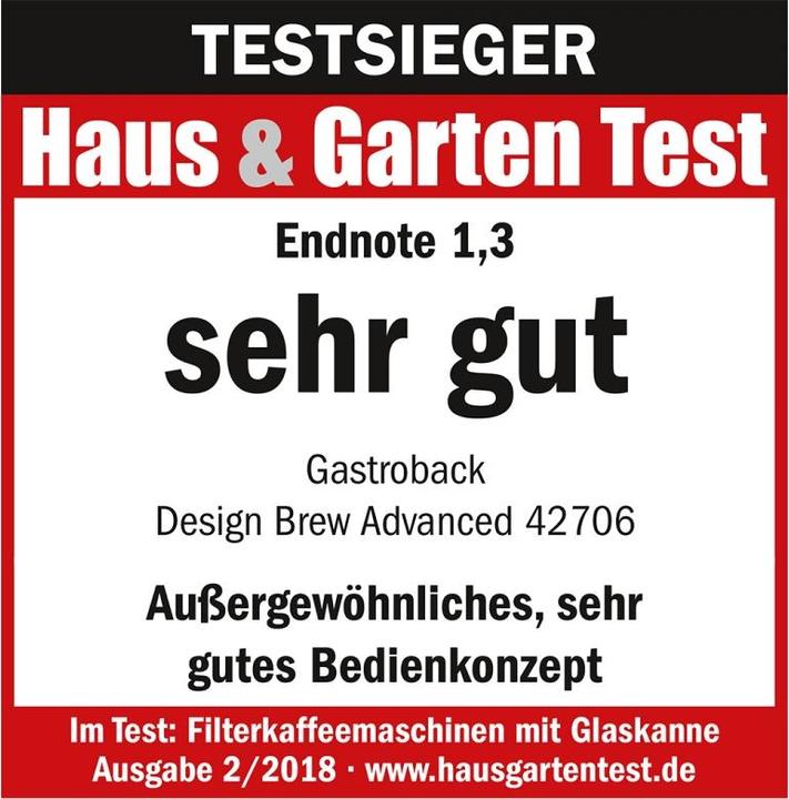 Produktbild Gastroback Filterkaffeemaschine