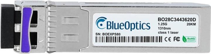 Actual product image BlueOptics Calix 100-02581 compatible cSFP BO28C4334620D
