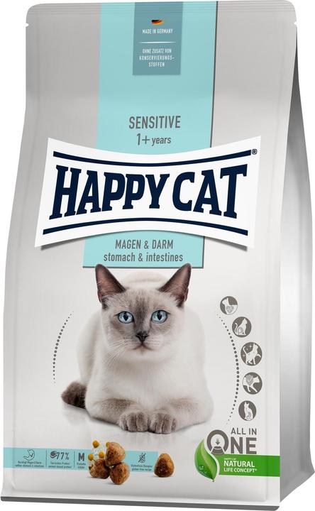 Produktbild Happy Cat Trockenfutter Supreme Sensitive Magen & Darm, 4 kg (Adult, 1 Stk., 4000 g)