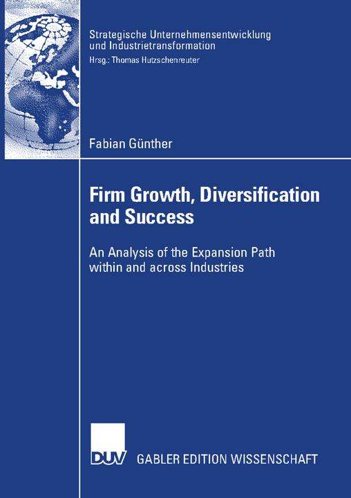 Produktbild Firm Growth, Diversification and Success (Deutsch, Fabian Günther, 2007)