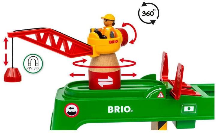 Actual product image Brio World railroad loading terminal