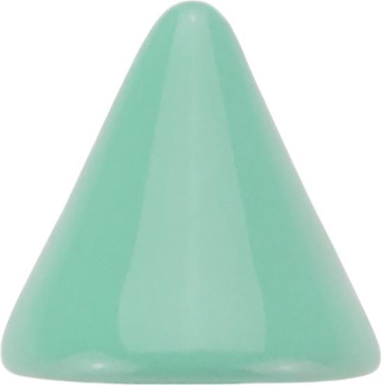 Star Piercing Micro Cone pastellgrün (ohne Messing, Chirurgenstahl 316L)