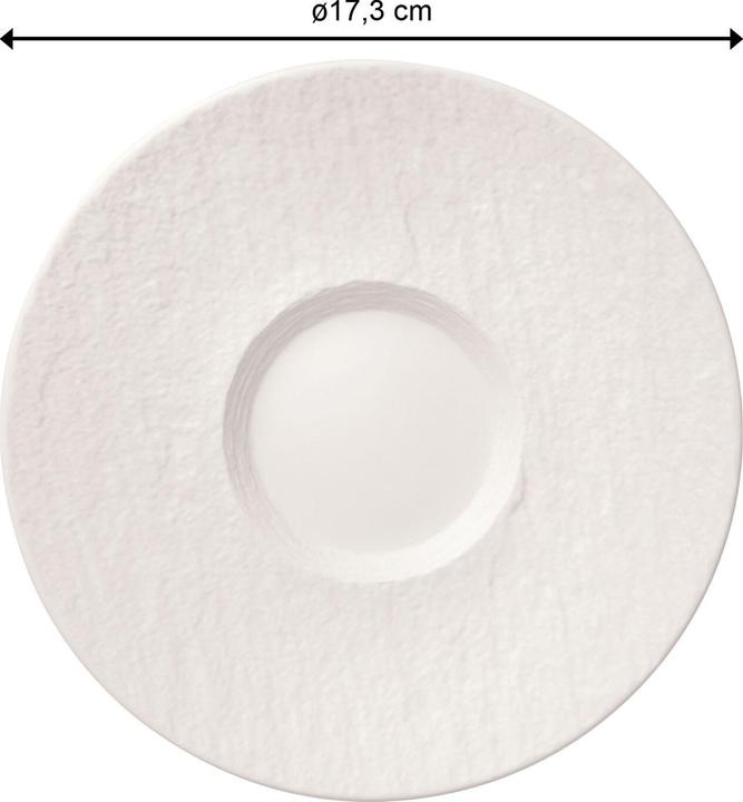 Produktbild Villeroy & Boch Café au lait Untertasse Manufacture Rock blanc (0 ml, 1 x)