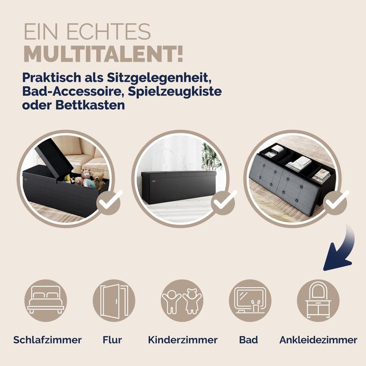 Actual product image Casaria Seat chest (115 cm)