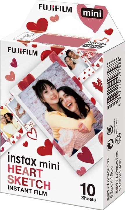 Fujifilm Instax Mini Heart Sketch (Instassa Mini 90, Instax Mini 11, Instax Mini Evo, Instax mini 12)
