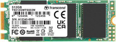 Produktbild Transcend SSD 128GB M.2 MTS602M (M.2 2260) MLC, SATA3 (128 GB, M.2 2260)