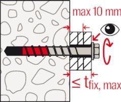 Actual product image Fischer FIS 543573 ULTRACUT FBS II 10x100 45/35/15 US A4 concrete screw (50 pcs.)