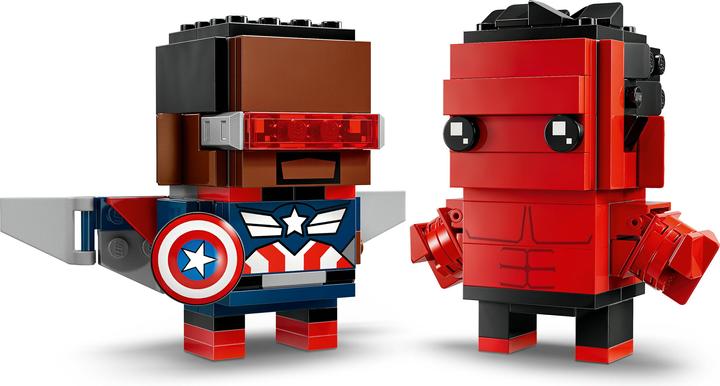 Produktbild LEGO BrickHeadz Super Heroes Captain America & Red Hulk (40668, LEGO Brickheadz)