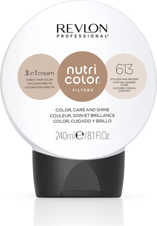 Immagine prodotto Revlon Professional Crema Nutri Color - Marrone cenere dorato 613 (Marrone chiaro Irisé Rame)