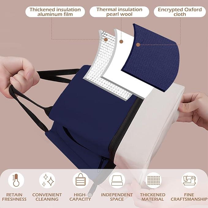 Produktbild Only-Bags.Store Tragbare isolierte Tasche, für Outdoor-Picknick-Reisen