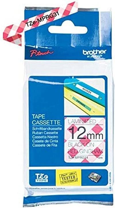 Brother Tze-Mprg31 (1.20 cm, Rosso, Nero, Bianco)