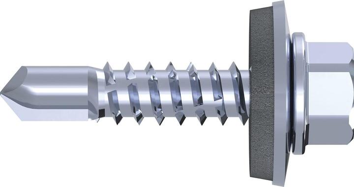 Reisser RS-K, REFABO Plus Bohrschraube 5.5x25/E16 verzinkt-blau (200 Schrauben pro Stück)