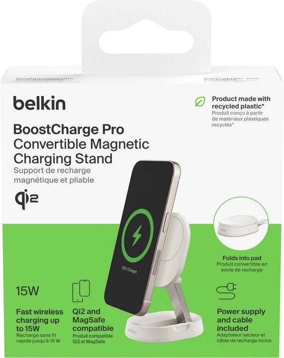 Productafbeelding Belkin Boost Charge Pro Qi2 magnetische Ladestation (15 W)