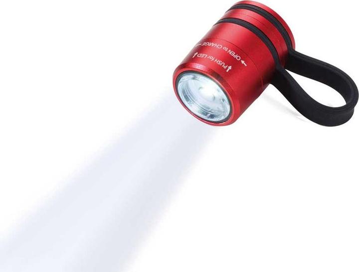 Produktbild Troika ECO RUN Taschenlampe mit LED-Licht, 3 Leuchtfunktionen, inkl. Ladekabel, rot (3.60 cm)
