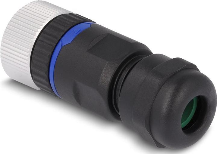 Immagine prodotto Delock Connettore a spina M12 Presa a 8 pin con codice A per il montaggio con connessione a vite