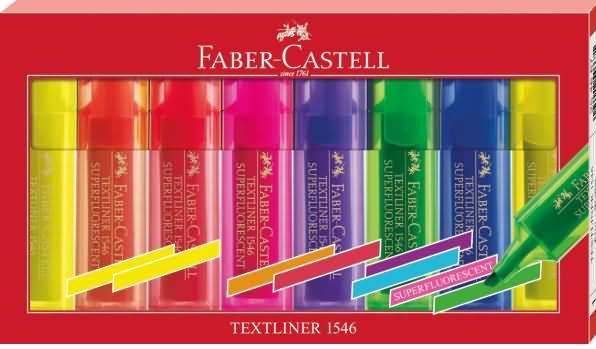 Produktbild Faber-Castell Leuchtmarker Textliner 1546 (Mehrfarbig, 5 mm, 8 x)