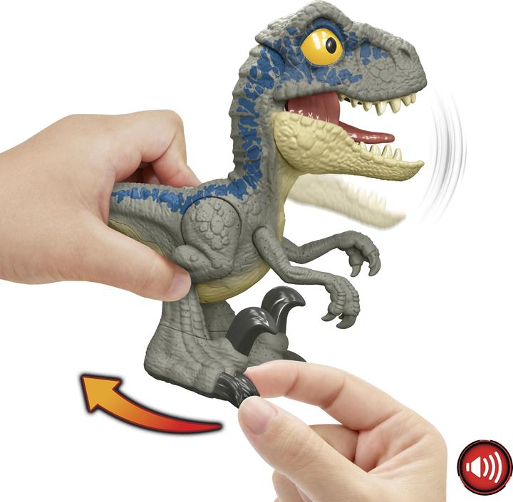 Produktbild Jurassic World Mega Roar Velociraptor