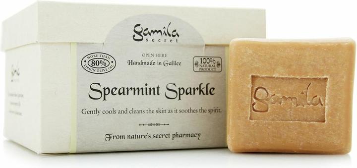 Actual product image Gamila Secret Cream Bar Spearmint Sparkle 115g (Hard soap)