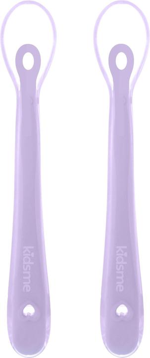 Produktbild Kidsme Silicone spoon - Lavendel 2-pack (KIDS140308LA)