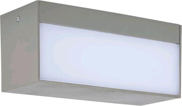 Image du produit V-TAC VT8057 12 W LED UpDown Soft Light pour l'extérieur Grand, 6400 K, corps gris, IP6 (1155 lm)